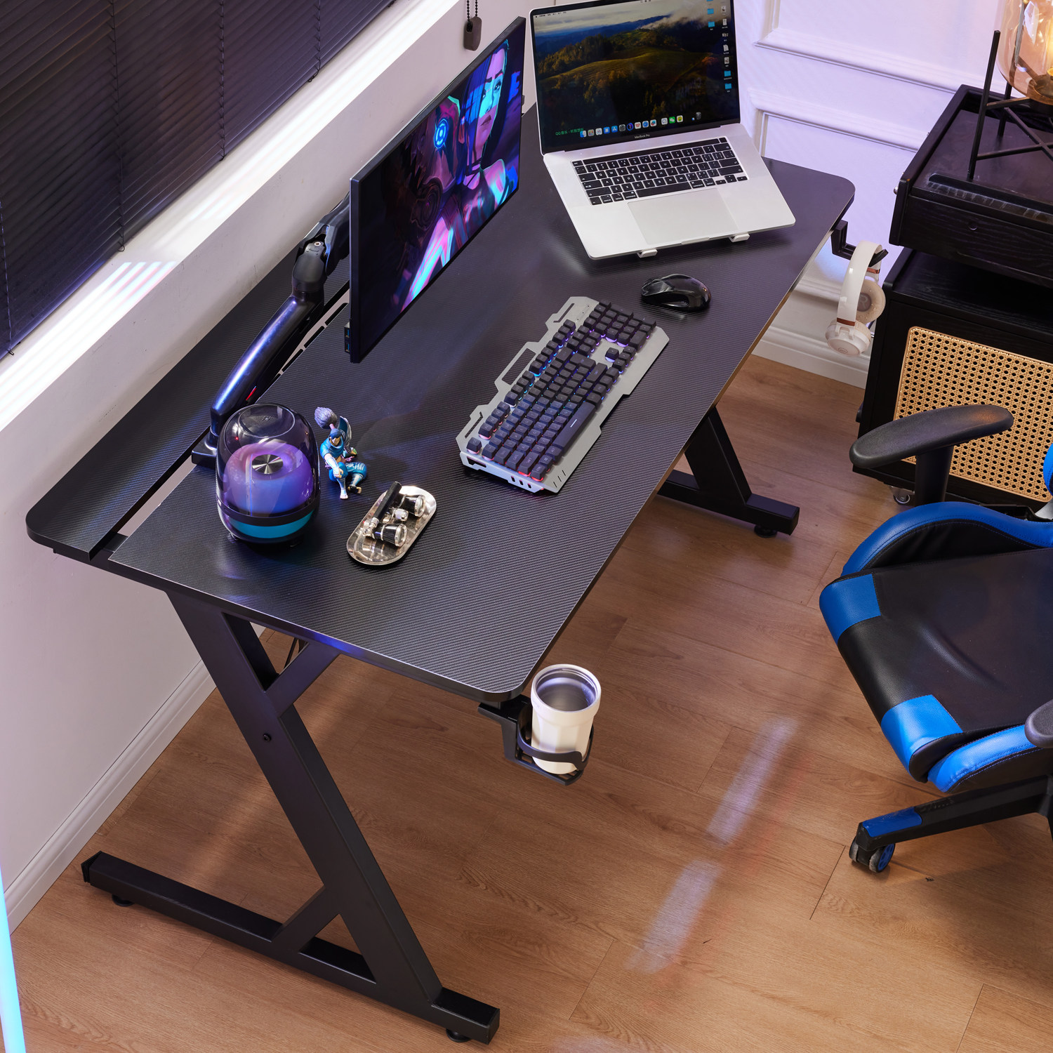 S3电脑桌台式电竞房电竞桌游戏卓家用办公桌学习桌简易卧室桌子