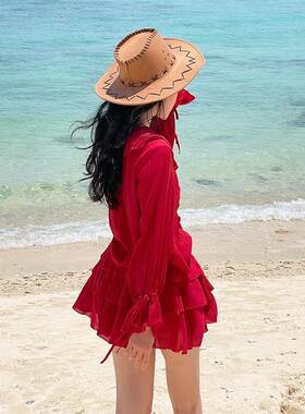 度假风三亚海绝美套装女夏季新款