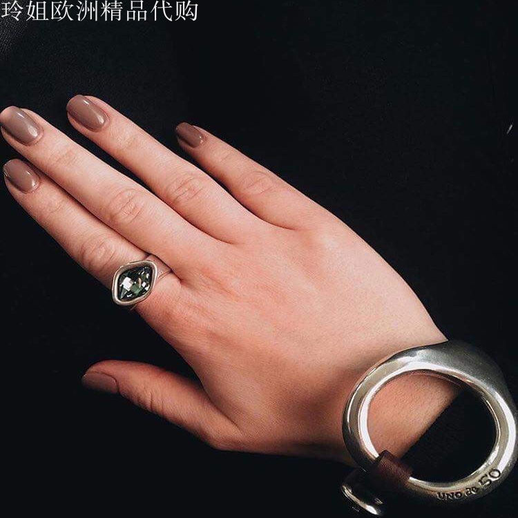 限量特价 西班牙小众潮牌UNOde50水晶戒指女戒手工不过敏欧美轻奢
