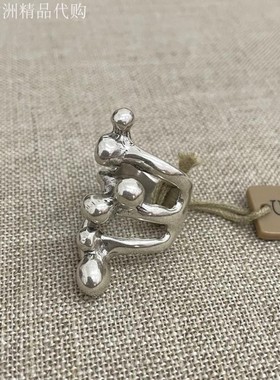 限量特价 西班牙小众潮牌UNOde50 不规则镂空戒指手工轻奢正品