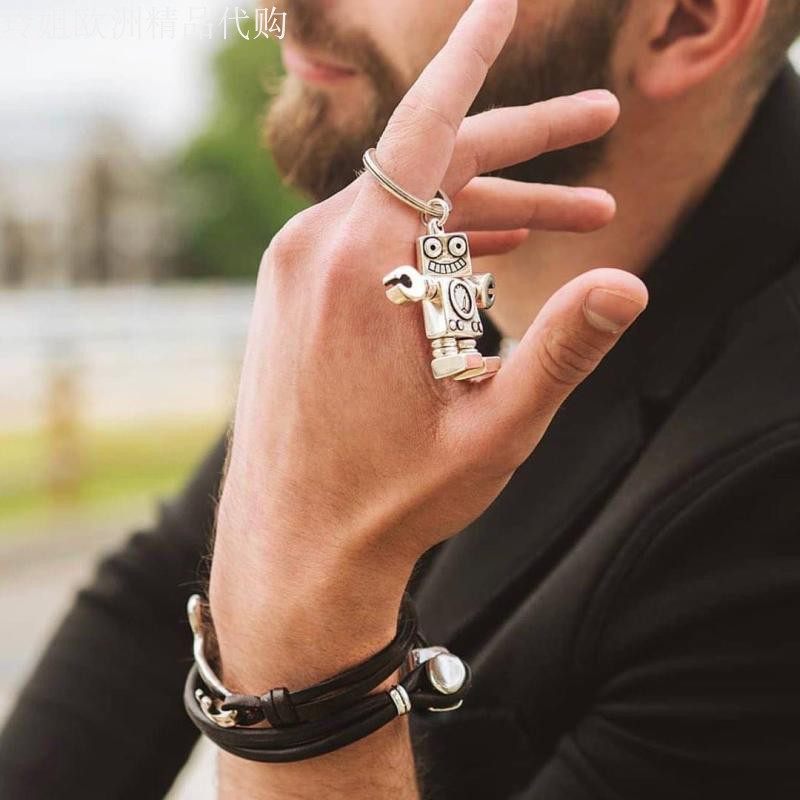 西班牙UNOde50 钥匙扣吃糖果的小姑娘车挂件手工欧美时尚卡通宝宝