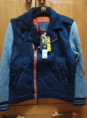 plory男款牛仔布棉服POJP44T002