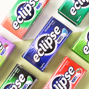 香港台湾进口eclipse易极润喉糖港版 超强薄荷糖口香糖清新口气