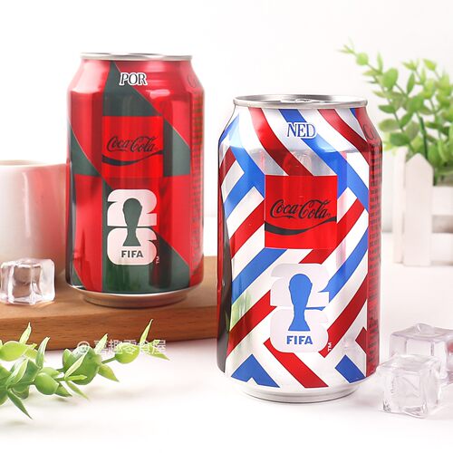 香港版世界杯可口可乐限量版葡萄牙国家款式零度0度可乐碳酸饮料