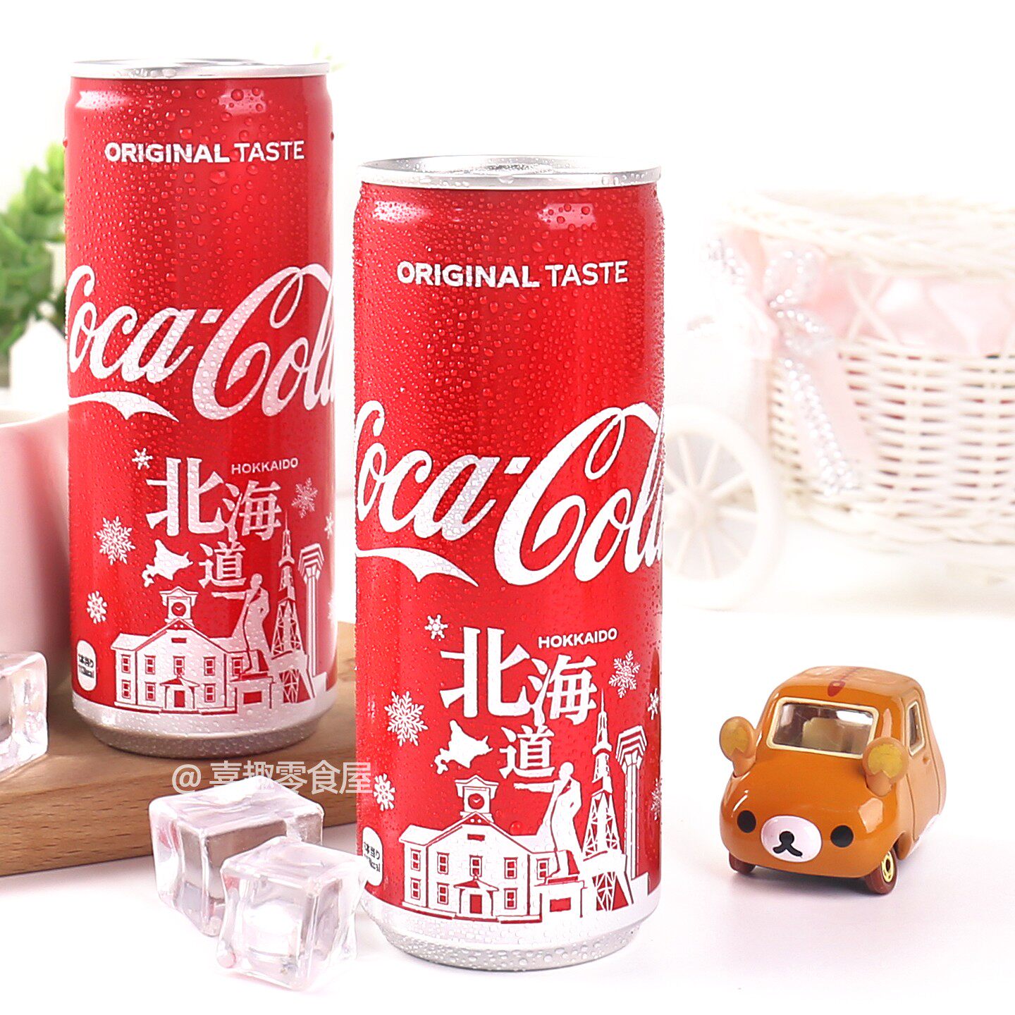 限定日本北海道可口可乐碳酸饮料冬季雪花收藏款250ml*6罐到7月底