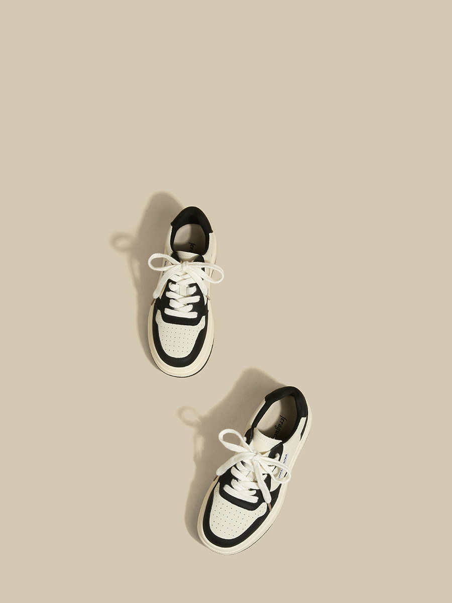 PANDA SHOES WOMENS GENUINE LEATHER SNEAKERS 2023 NEW SPRING AND SUMMER VERSATILE CASUAL SHOES ORIGINAL SNEAKERS