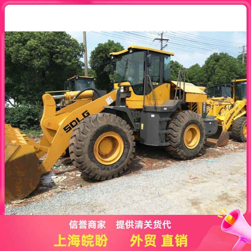 二手龙工50装载机铲车 专用5吨铲车抓木机