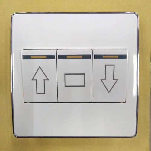 86型上下停止复位点动按钮卷闸门