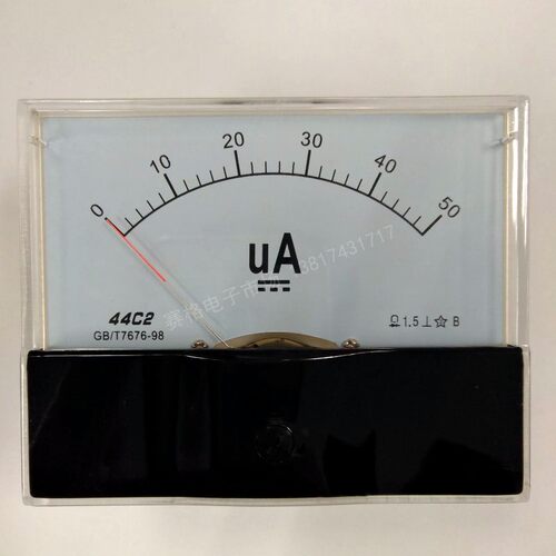 44c2正负25ua200直流微安电流表