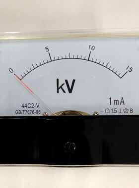44C2 1500V 15KV/1mA 3KV/1MA 5KV/1MA DC10KV 2KV/1MA直流电压表