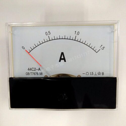 44C2直流电流表500mA5A10A2A1.5A