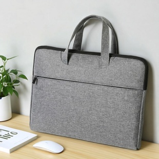 文件袋公文包定制印字logo办公会议资料袋A4手提包女拉链袋文件包