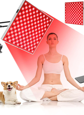 45W面板灯落地支架全红光理疗灯660+850nm定时225灯光疗灯美容灯