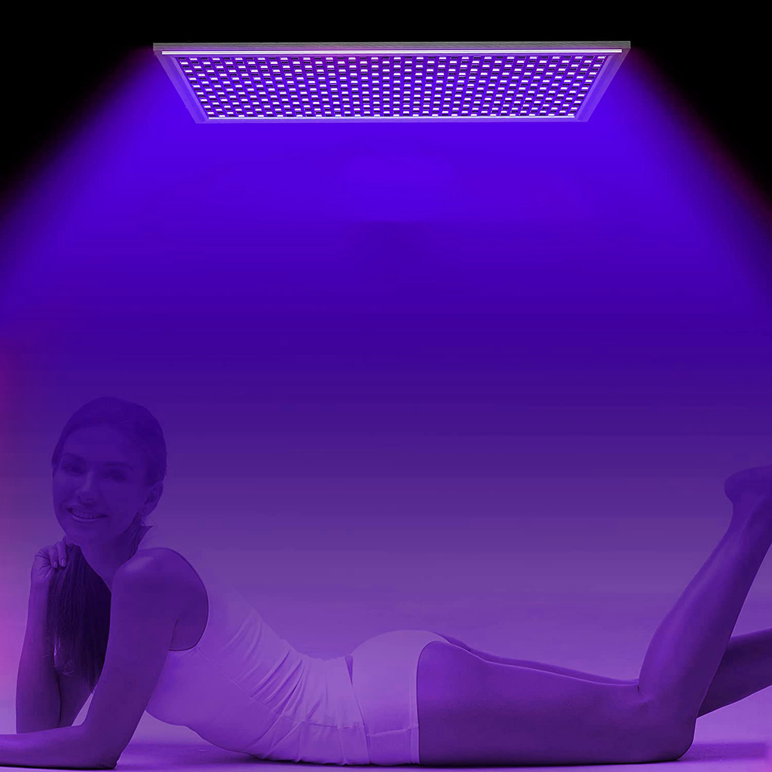 646灯大排灯全蓝光全紫光美黑灯美容院红光光疗灯定时近红理疗灯