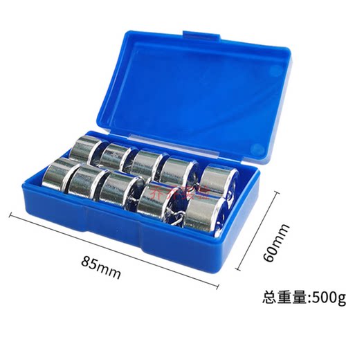 金属钩码10g20g50g200g组合钩码初中物理实验力学教学仪器 包邮 - 封面