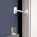 门缝固定器半开防风关门猫宠物自由出入房门通风限位锁防开门卡扣