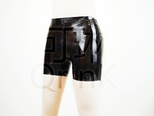 乳胶平角裤 女款紧身 性感泳裤  一次成型无痕四角裤 短裤 安全裤