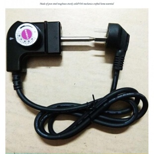 家用韩式多功能电热锅电源线电炒锅配件三孔开关线电火锅线连接线