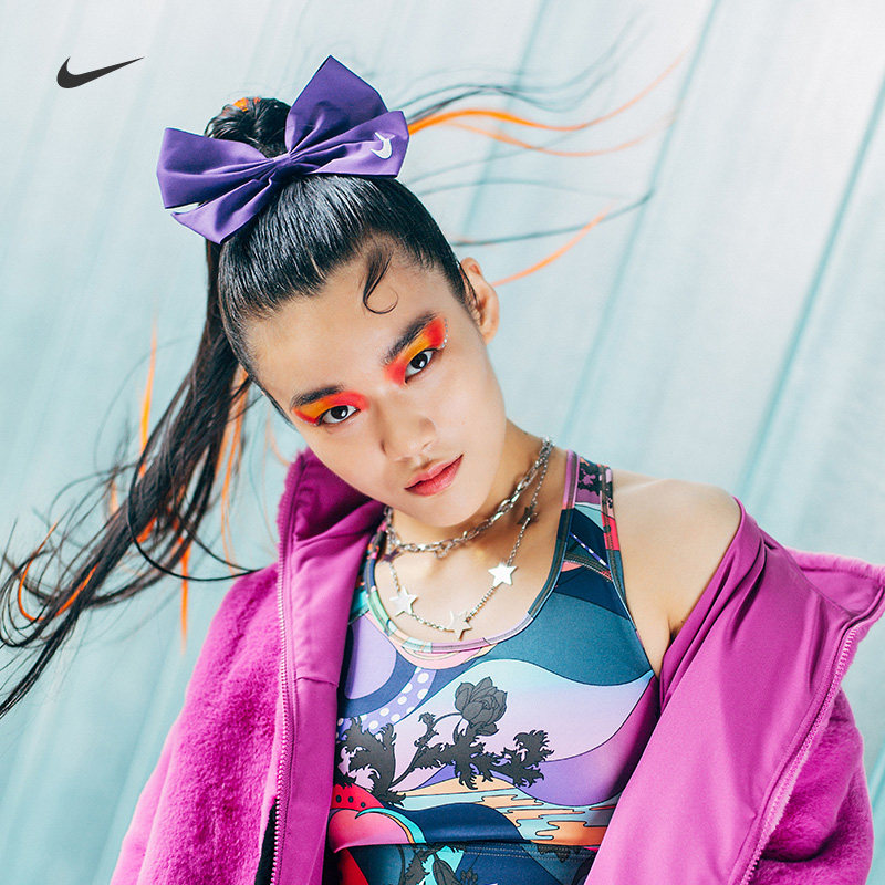 NIKE耐克蝴蝶结人气网红发饰发圈扎头发橡皮筋送情人女友节日礼物