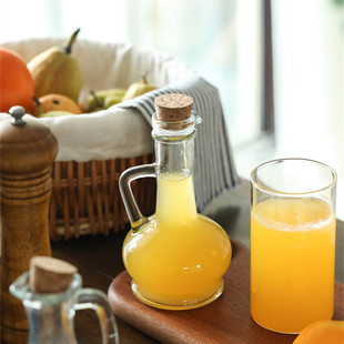 透明把手玻璃油壶大容量酱油醋调味瓶家用橄榄油倒油瓶