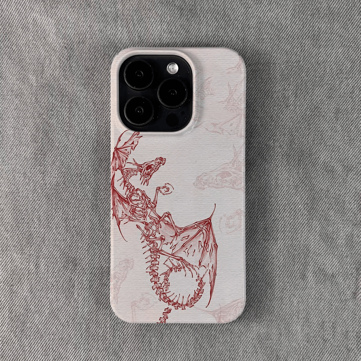适用红骨龙iPhone16/15promax菲林手机壳小众颜值magic5/6保护壳findx3/1加ace11苹果14/13/12/XS原创个性