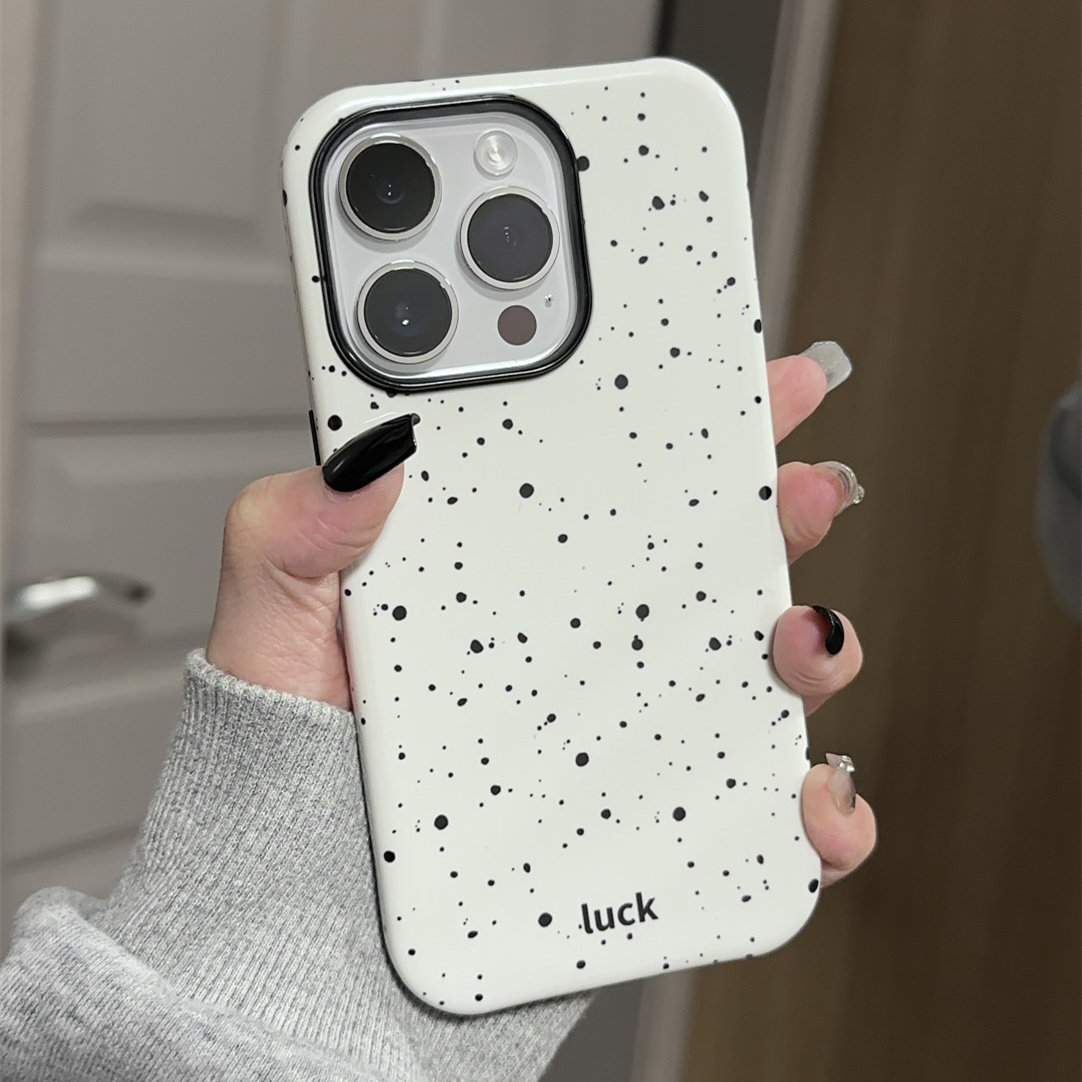 原创个性泼墨菲林适用iPhone13promax手机壳华为nova11小米14红米k60pro硬壳vivoiqooneo7苹果15plus二合一潮