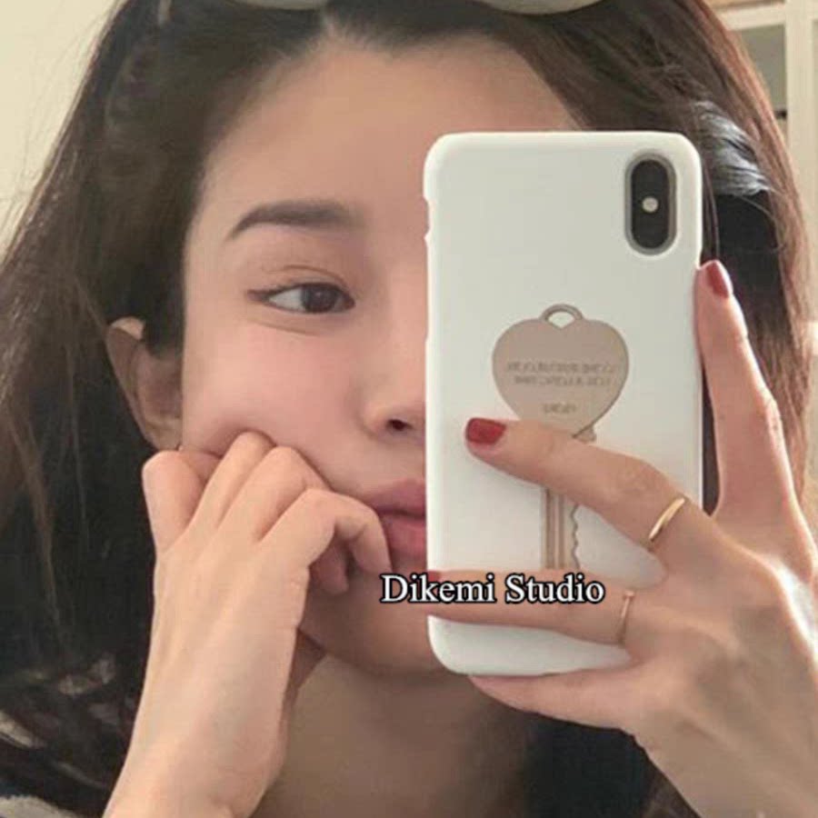 韩国ins小众简约气质个性心灵钥匙14菲林壳适用iphone14promax/13pro苹果15/12全包11情侣款XR硬手机保护套