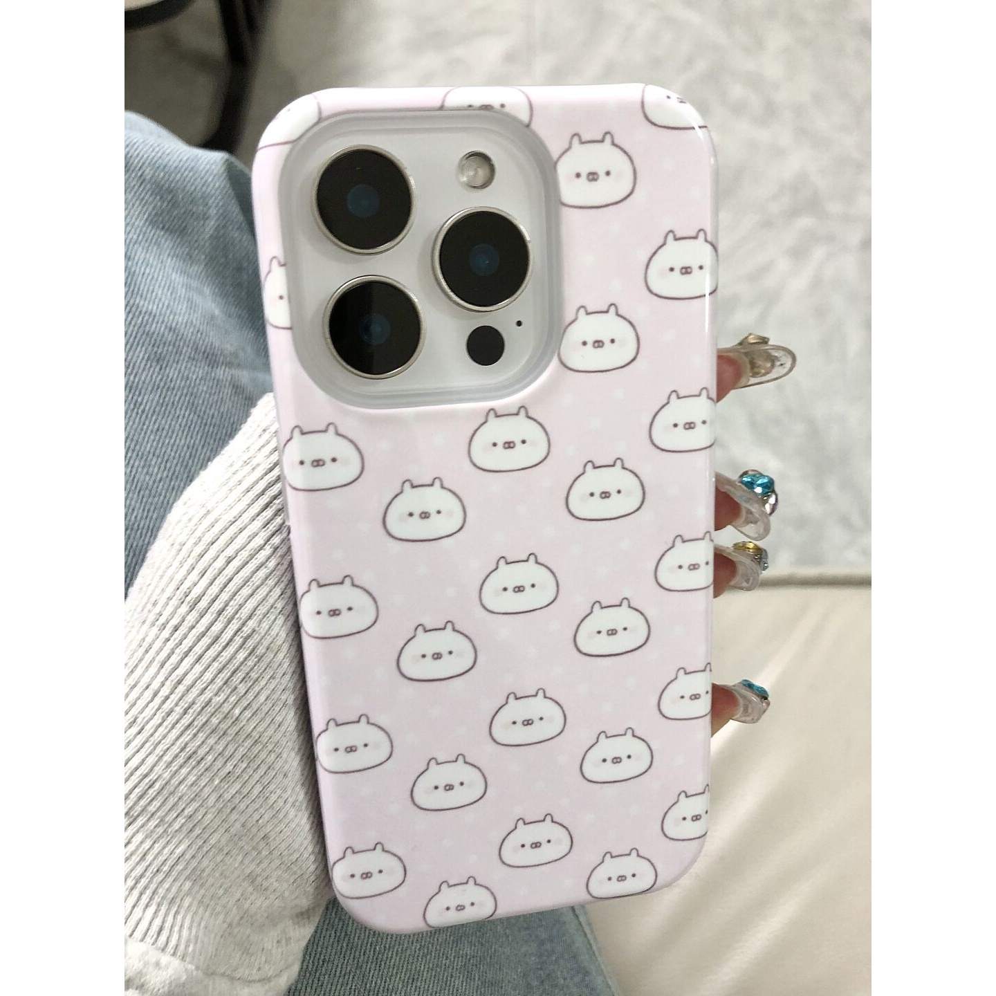 原创满铺兔丸适用于iPhone16Promax13pro手机壳菲林创意13小众15plus硬软壳11高级感14苹果14pro二合一78xs