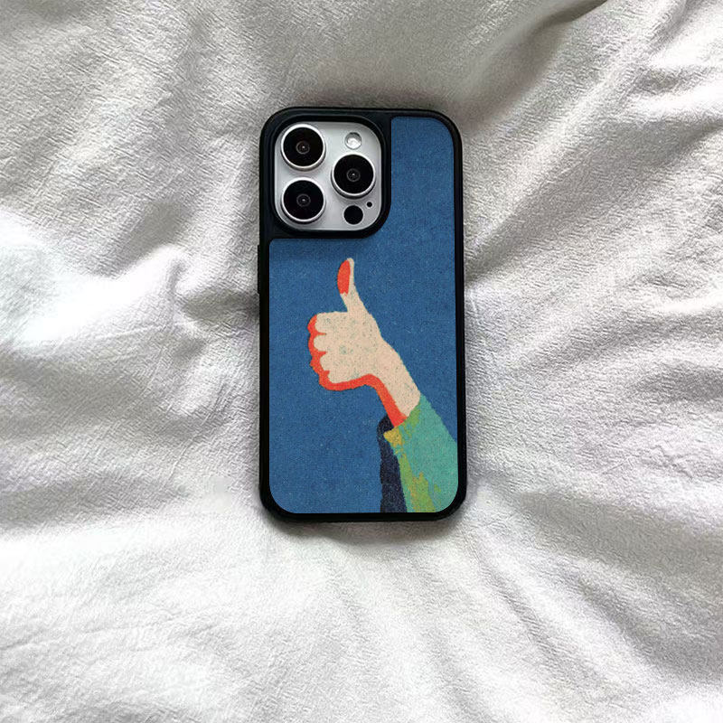 ins个性我真棒黑边软壳磁吸适用苹果小米iPhone17promax手机壳1613pro小米1415Pro华为mate60p70三星S23防摔
