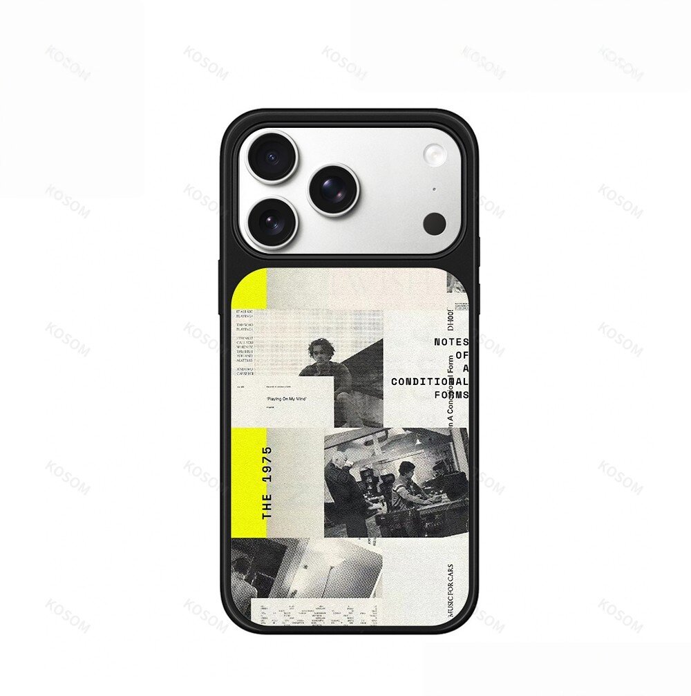 ins风美式杂志黑边软壳磁吸适用苹果小米iPhone17promax手机壳1613pro小米1415Pro华为mate60p70三星S23防摔