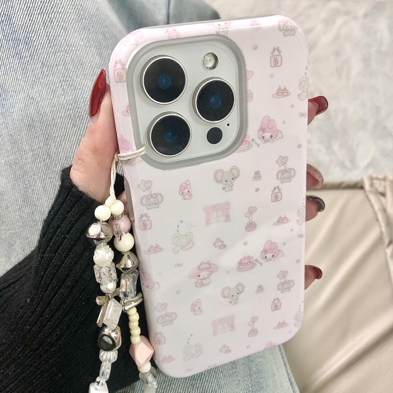 原创满屏美乐蒂适用于iPhone16Promax13pro手机壳菲林创意13小众15plus硬软壳11高级感14苹果14pro二合一78xs