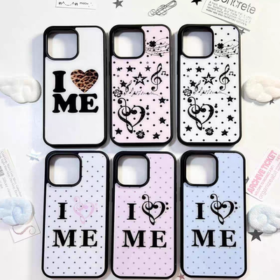 波点音符合集ins亚克力黑边磁吸适用苹果iPhone16promax手机壳1312pro小米1415Pro华为mate60p70三星S23防摔