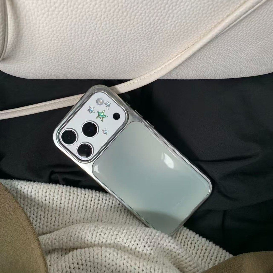 ins风个性简约晕染电镀银磁吸适用苹果iPhone17promax手机壳1615pro小米1415Pro华为mate60p70三星S23防摔