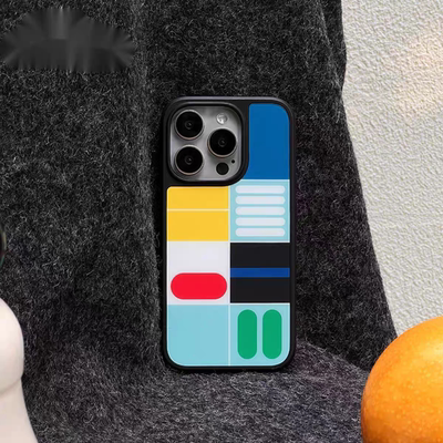 原创个性ins蓝色草莓适用iphone16Promax黑边手机壳15pro磁吸苹果小米141312三星11硅胶16plus防摔14pro华为