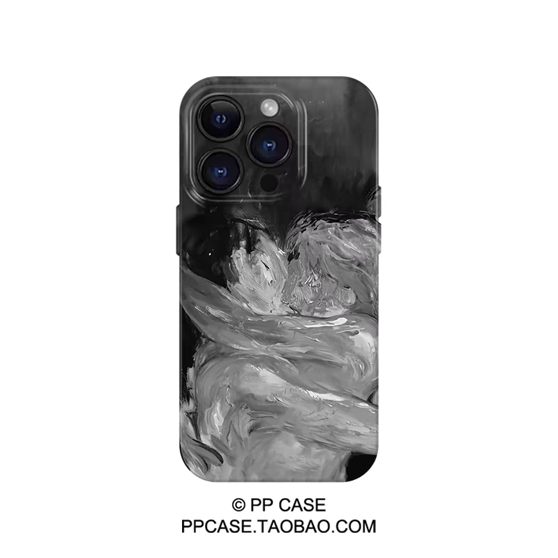 抽象拥吻油画 适用iPhone15promax手机壳菲林苹果13小米14新款华为pura70pro红米k60软壳iqoo12艺术荣耀100女