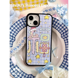 蛇年福字可爱原创亚克力黑边磁吸适用苹果iPhone16promax手机壳1312pro小米1415Pro华为mate60p70三星S23防摔