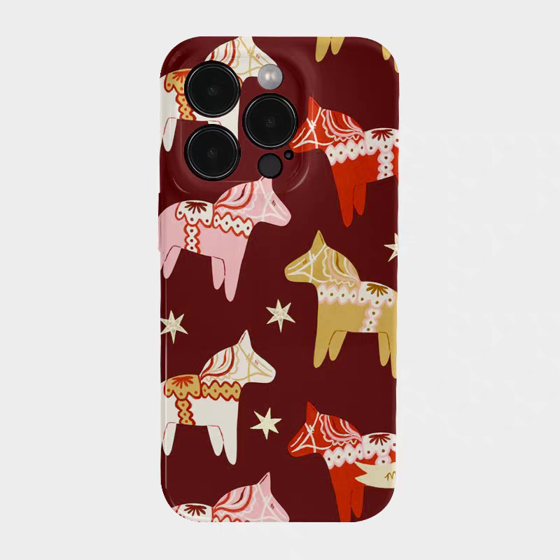 木马星事 适用iPhone17pm苹果16promax马年手机壳保护外壳小米15可爱搞怪趣味14本命年13小众不会撞壳mate70