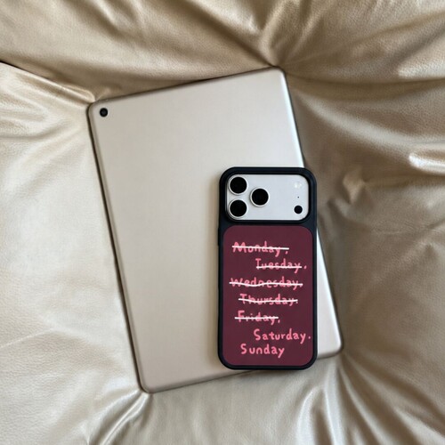 ins风勃艮第红黑边玻璃磁吸适用苹果iPhone18promax手机壳1716pro小米1514Pro华为mate80p90三星S25vivoopppo