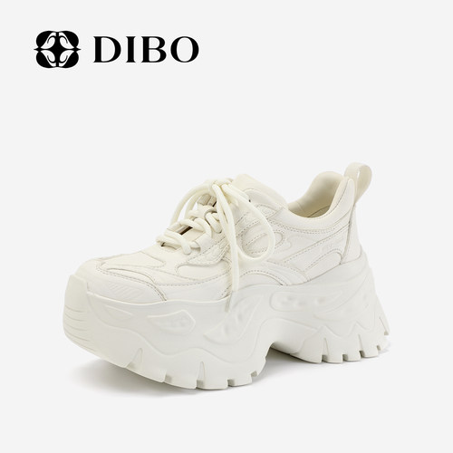 DIBO碲铂百搭纯色休闲老爹鞋