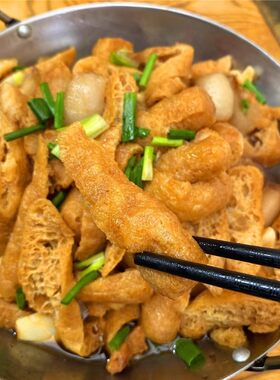 安庆正宗程集条子500G宿松土特产 豆参油炸豆腐 豆条农家干货火锅