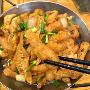 安庆正宗程集条子500G宿松土特产 豆参油炸豆腐 豆条农家干货火锅