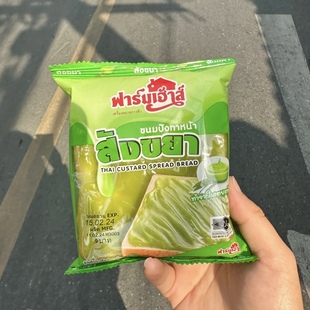 Farmhouse泰国7-11代购斑斓酱厚吐司面包黄油奶油冻吐司面包早餐