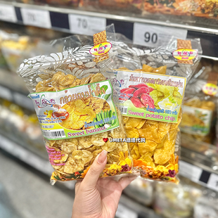 香蕉脆片香蕉脆片水果干红薯脆片健康休闲零食 B&T泰国BIGC代购