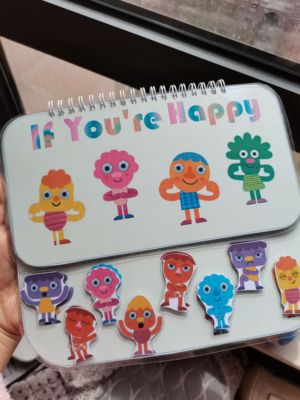 婴幼儿启蒙sss歌谣拓展英文早教安静书diy成品魔术贴反复撕撕书