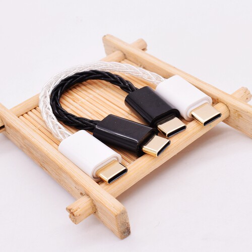 华为/iPhone苹果手机Lightning转Type-C安卓连接线乐图paw s2解码器小尾巴otg线双usbc双c音频线