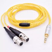 提升明显适用森海塞尔HD490pro XLR四针音频 Plus耳机平衡线MINI