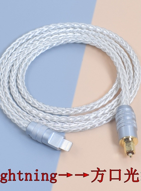新品适用IPHONE苹果17/12/13/14/15/16安卓usb c转optical光纤音频线方口连接dsp功放音频线typec手机电脑