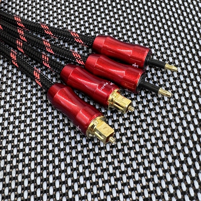 B&W宝华A7方转圆口光钎线圆头转方头帝瓦雷3.5转光纤线音频线optical 回音壁5.1声道索尼电视连接功放音响线