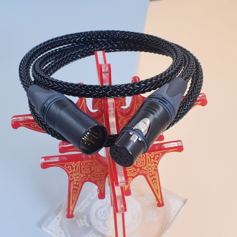 旗舰级！三元合金3芯卡农公对母XLR平衡线3针卡侬麦克风线音频线