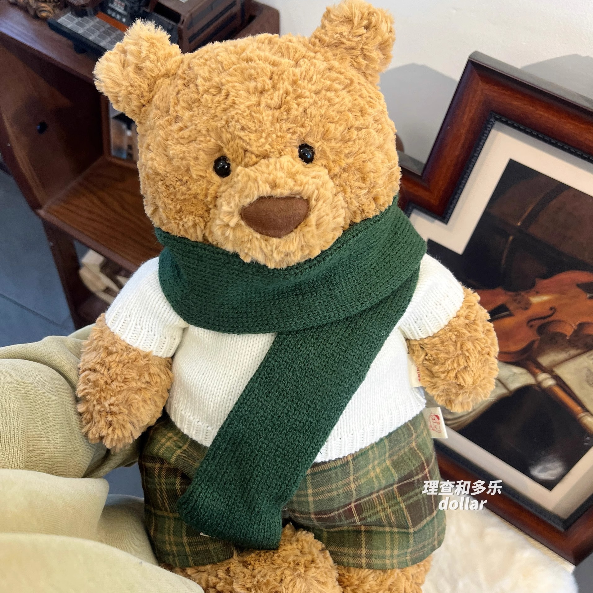 巴塞罗熊衣服邦尼兔笨笨熊短裤玩偶裤子学院小熊裤子